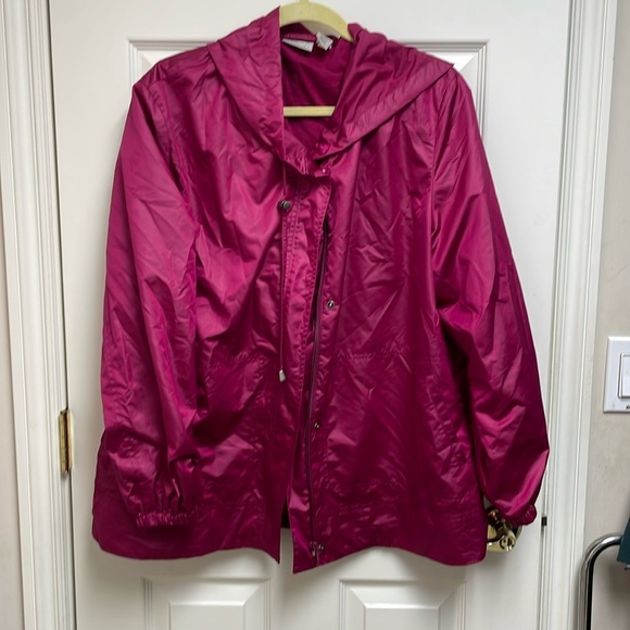 Zenergy by Chicos Magenta light-weight lined Jacket - Picture 9 of 9